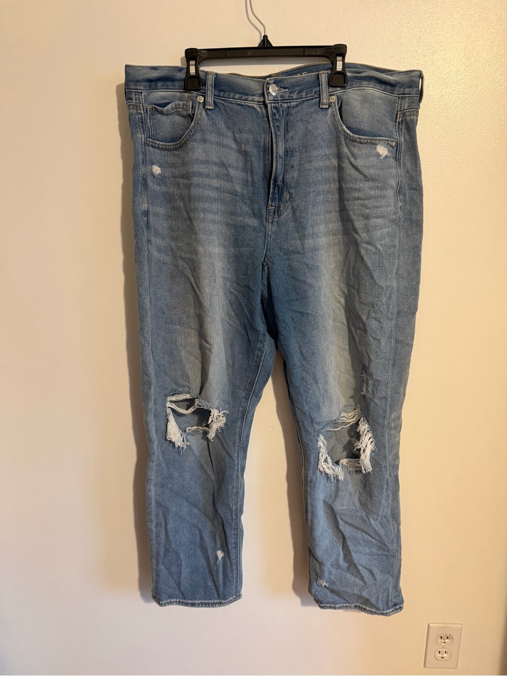 American Eagle Distressed Mom Jean